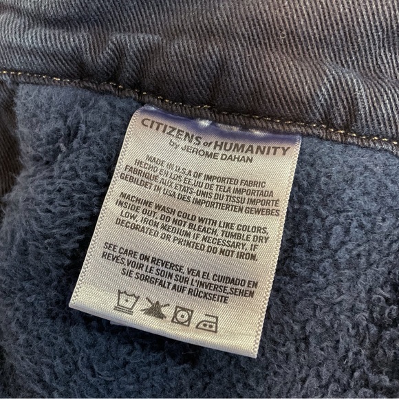 Citizens of Humanity Denim Hoodie Hybrid Jacket - Picture 9 of 11